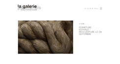 Desktop Screenshot of lagalerieparticuliere.com